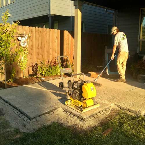 paver installation services at P&W Landscaping